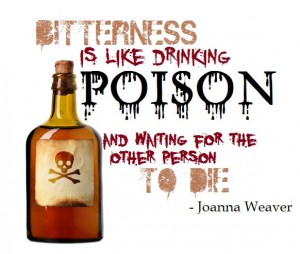 bottle with bitterness quote